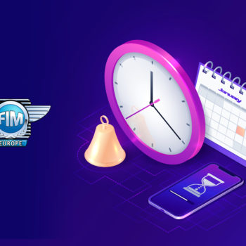 Time management isometric business concept